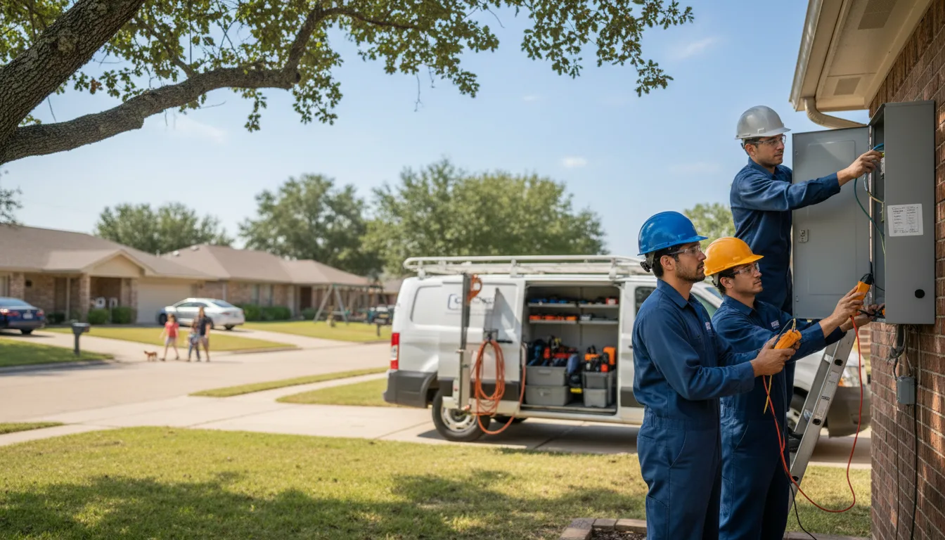 Certified electrician providing emergency electrical services in Cranesville, PA